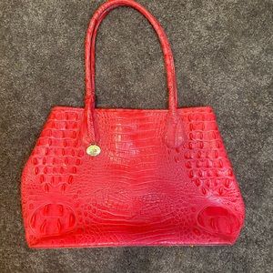 Brahmin hot pink handbag